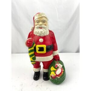 VTG Paramount Hard Plastic Christmas Santa Claus Blow Mold Light Up MOLD ONLY